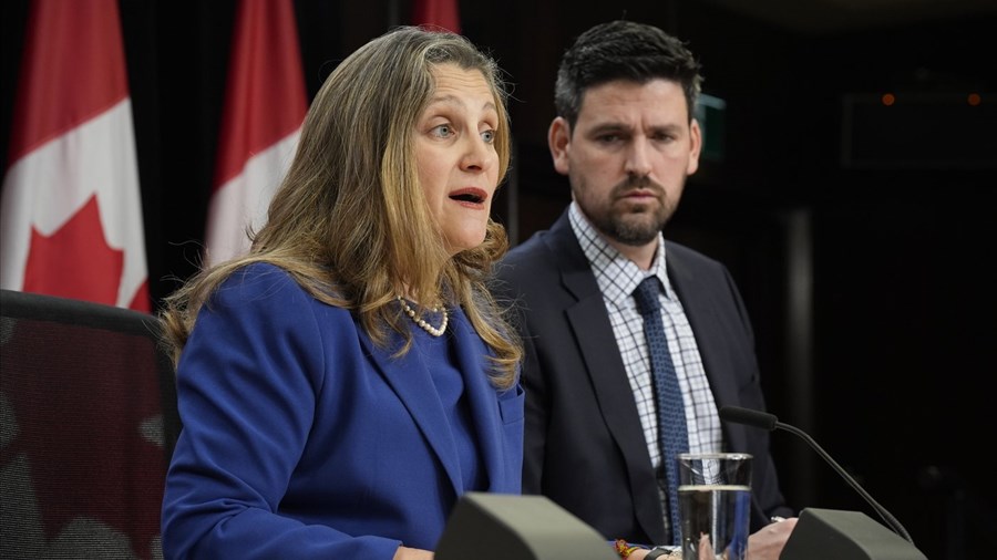 La démission de Chrystia Freeland inquiète dans le milieu des affaires